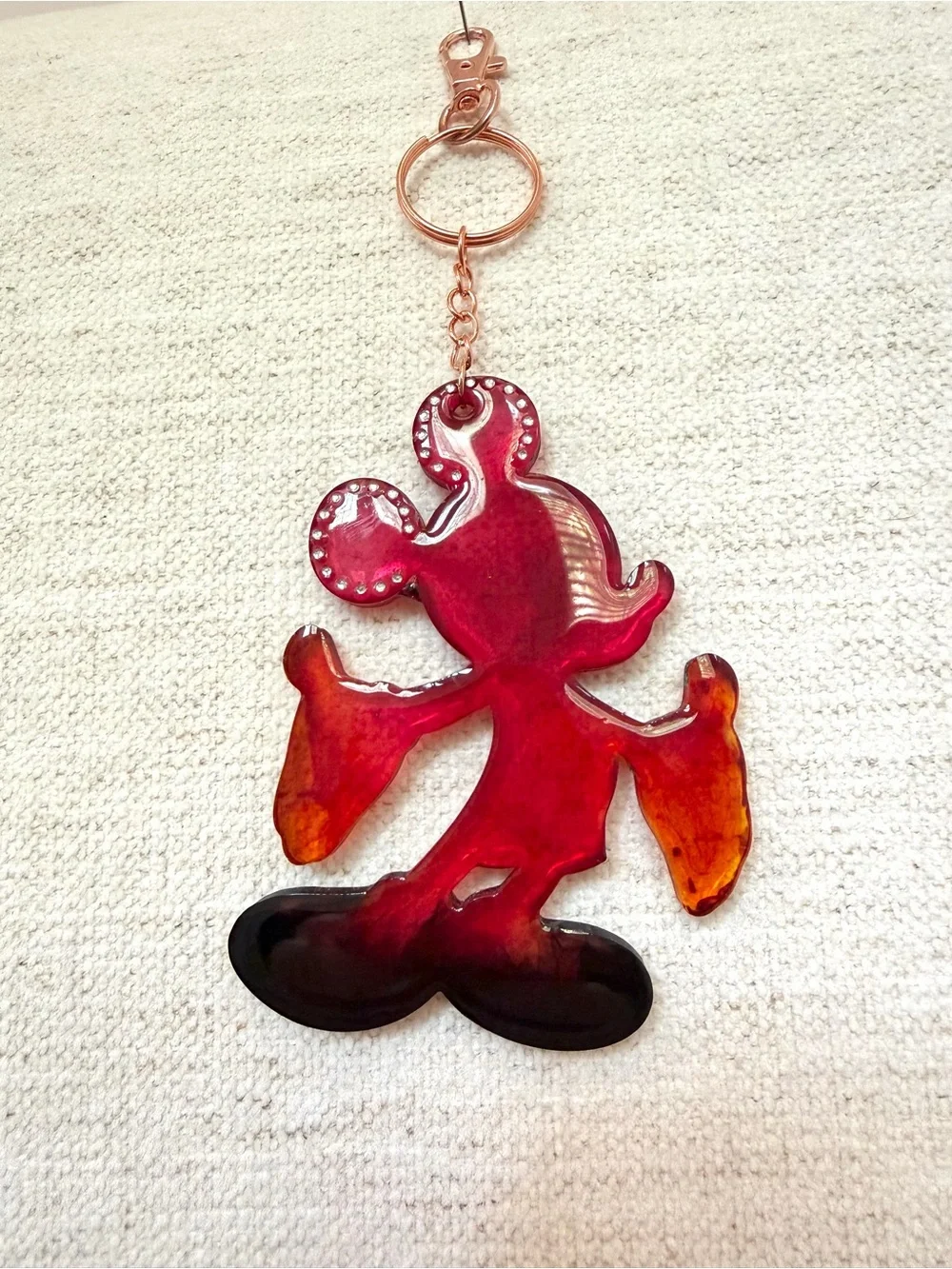 Mickey Mouse–Inspired Keychain / Bag Charm